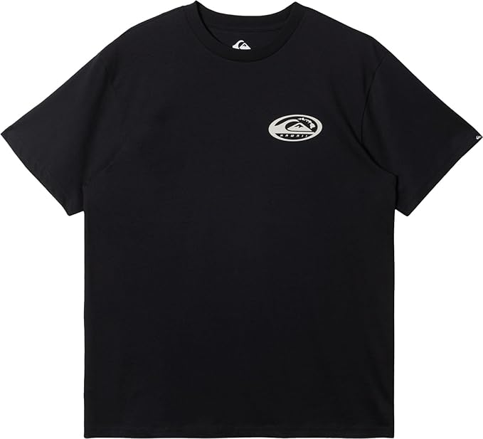 QUIKSILVER HI SATURN ISLAND TEE - BLACK