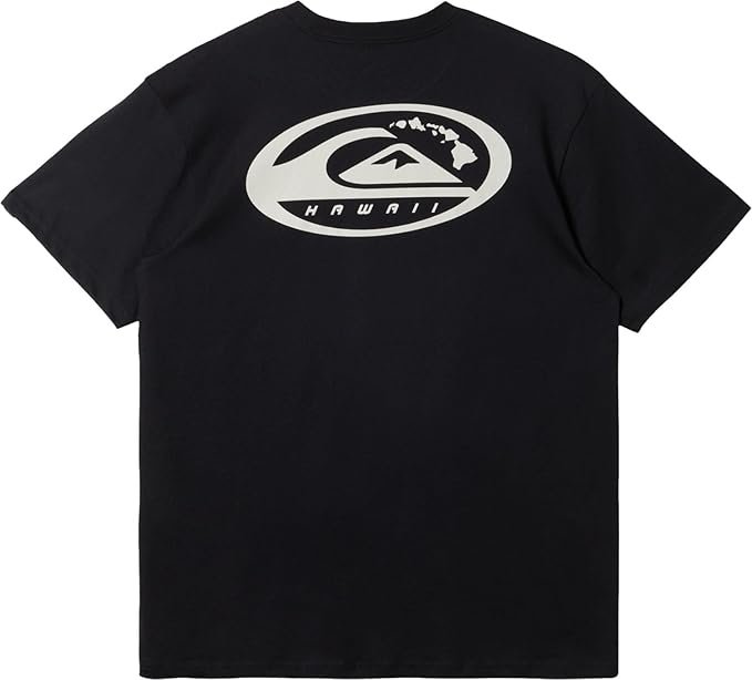 QUIKSILVER HI SATURN ISLAND TEE - BLACK