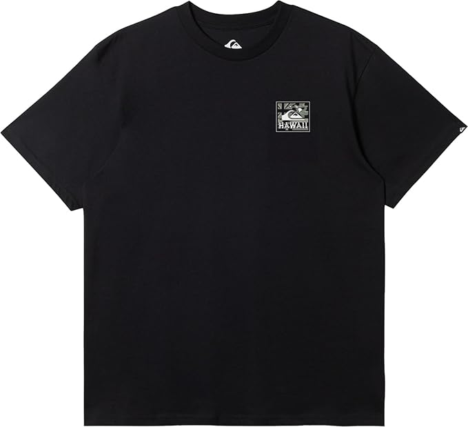 QUIKSILVER HI PATRIOT TEE - BLACK