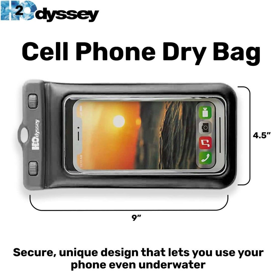 H2ODYSSEY FLOATING PHONE POUCH - BLACK