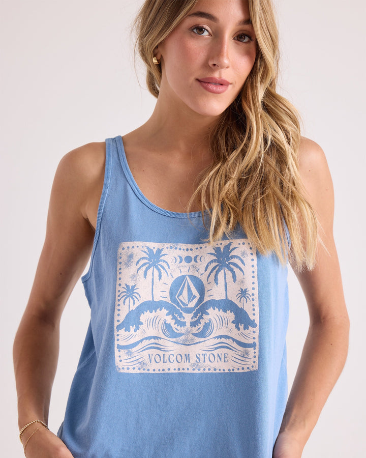 VOLCOM TROPIC RAGER BANK WOMENS TANK - RDE