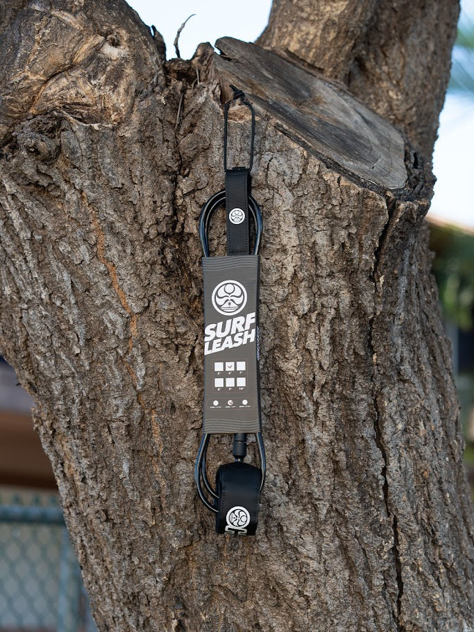 HIC SURFBOARD 6' LEASH - BLACK