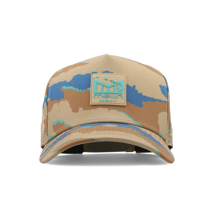 MELIN HYDRO ODYSSEY ISLANDS SNAPBACK HAT - SAND CAMO