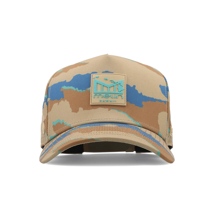 MELIN HYDRO ODYSSEY ISLANDS SNAPBACK HAT - SAND CAMO