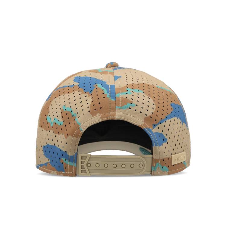 MELIN HYDRO ODYSSEY ISLANDS SNAPBACK HAT - SAND CAMO