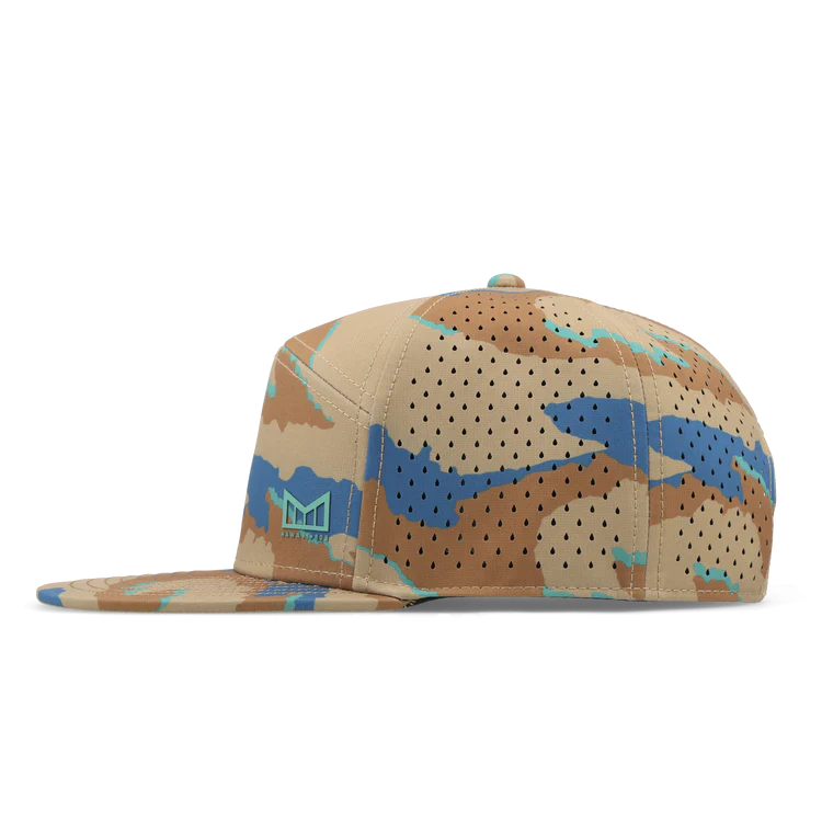 MELIN  HYDRO TRENCHES ISLANDS SNAPBACK HAT - SAND CAMO
