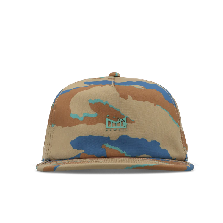 MELIN HYDRO EAGLE ISLANDS SNAPBACK HAT - SAND CAMO