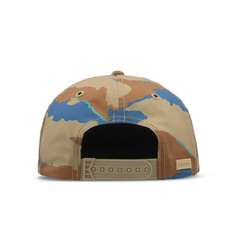 MELIN HYDRO EAGLE ISLANDS SNAPBACK HAT - SAND CAMO