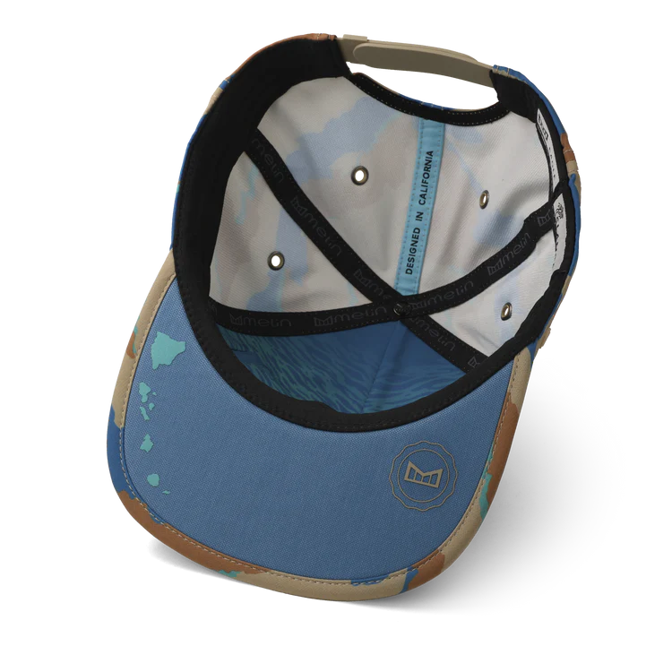 MELIN HYDRO EAGLE ISLANDS SNAPBACK HAT - SAND CAMO