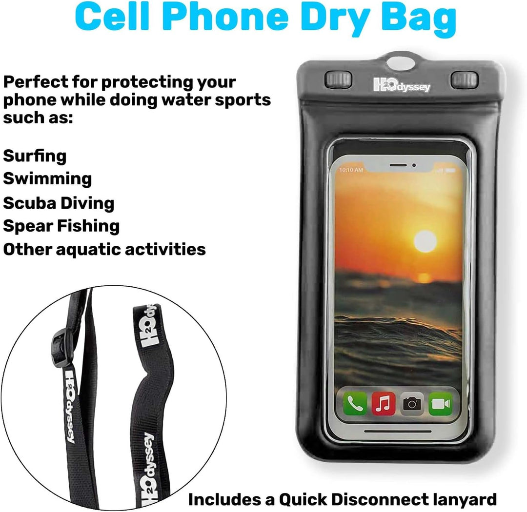 H2ODYSSEY FLOATING PHONE POUCH - BLACK