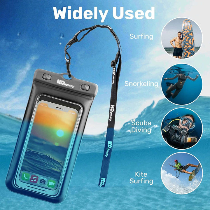 H2ODYSSEY FLOATING PHONE POUCH - BLUE