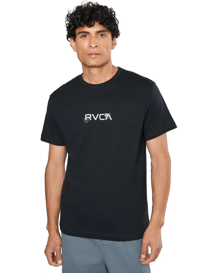 RVCA SMALL RVCA ICONS TEE - BLACK