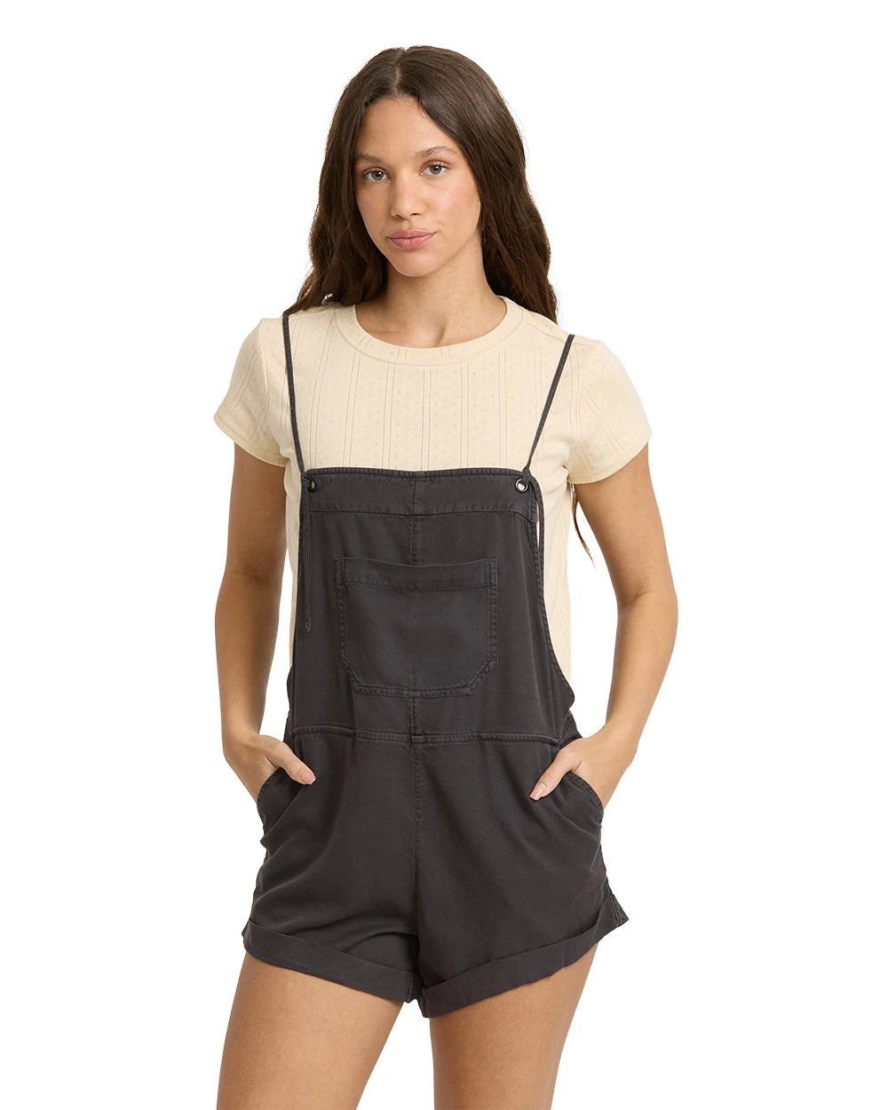 BILLABONG WILD PURSUIT OVERALL - OFF BLACK (B1)