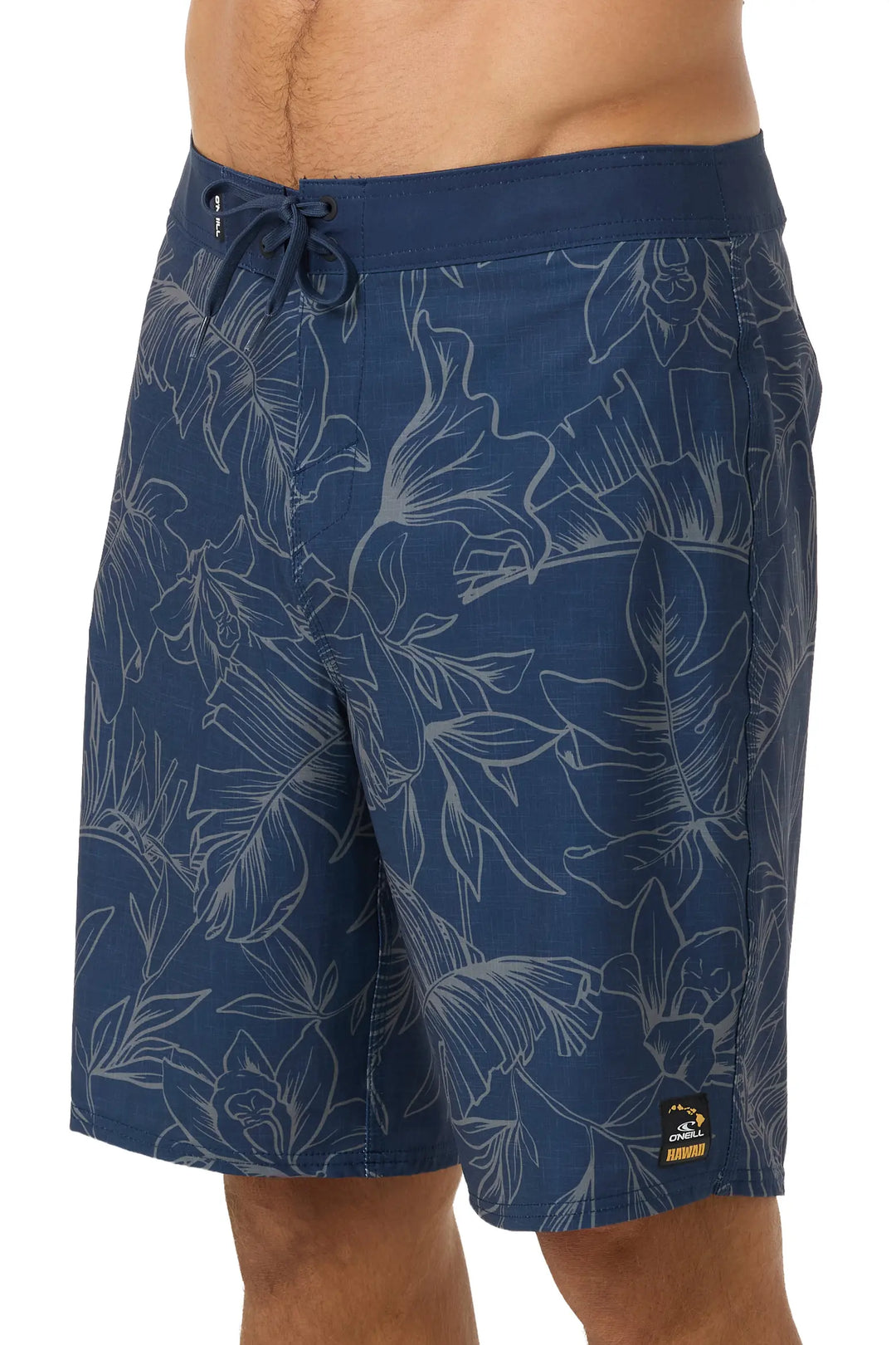 O'NEILL HYPERFREAK HEAT HAWAII 20" BOARDSHORT - NAVY (NVY)