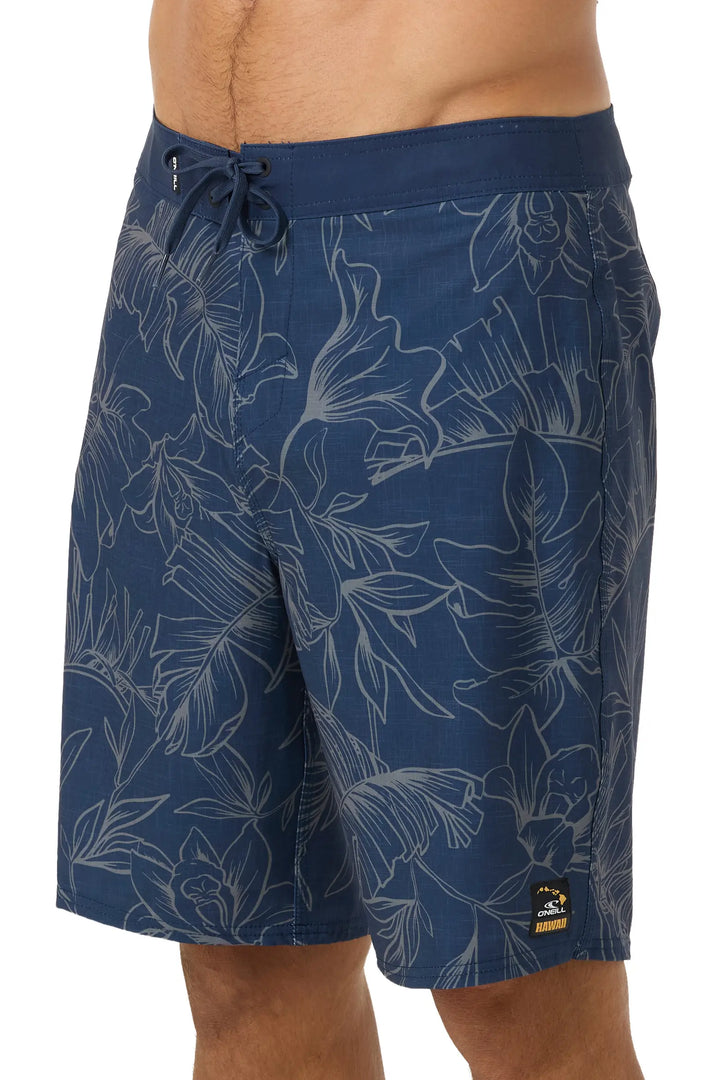 O'NEILL HYPERFREAK HEAT HAWAII 20" BOARDSHORT - NAVY (NVY)