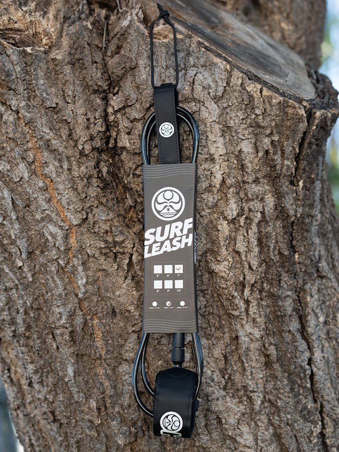 HIC SURFBOARD 7' LEASH - BLACK