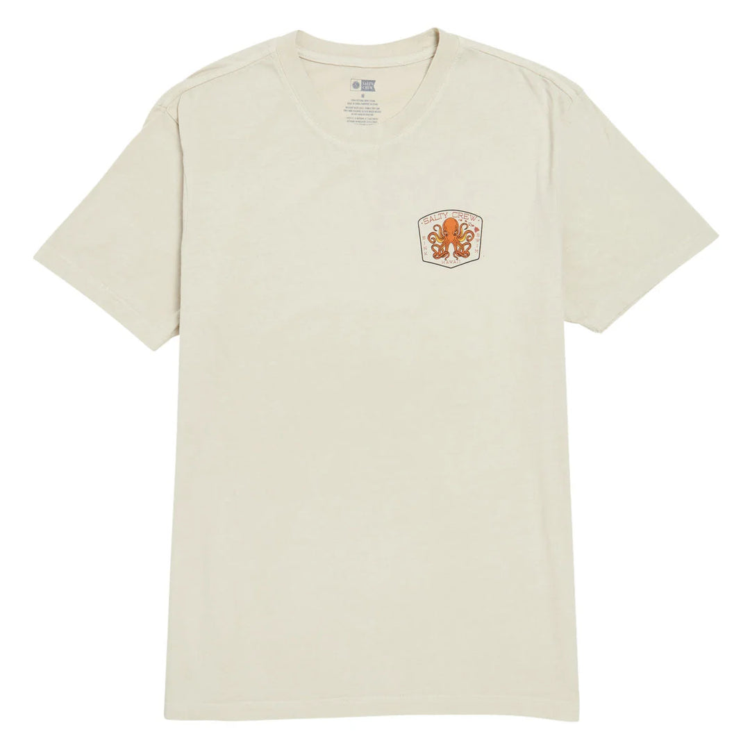 SALTY CREW HAWAII TAKO CLUB TEE - BONE
