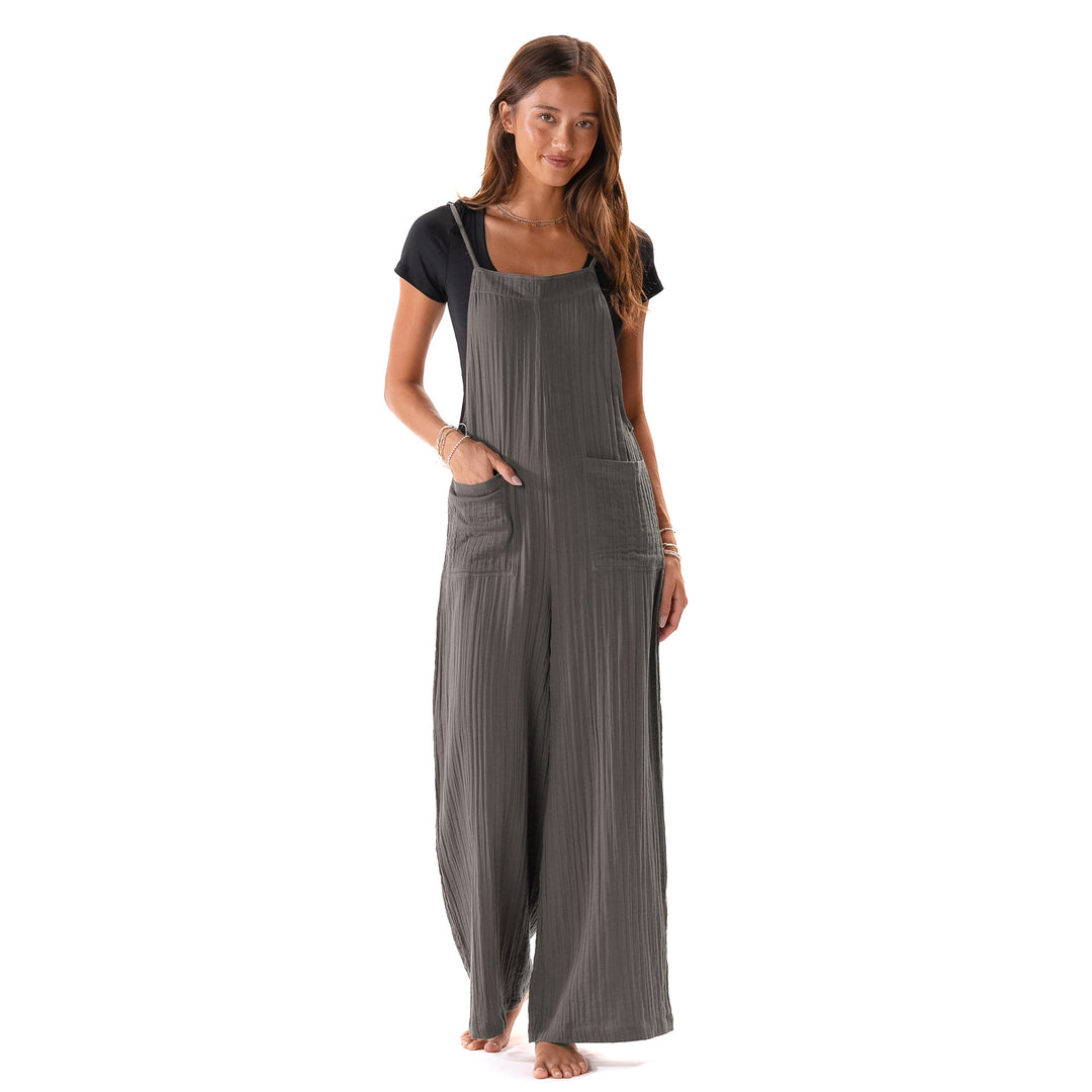 LOTUS AND LUNA X HIC NOMAD JUMPSUIT - GRANITE