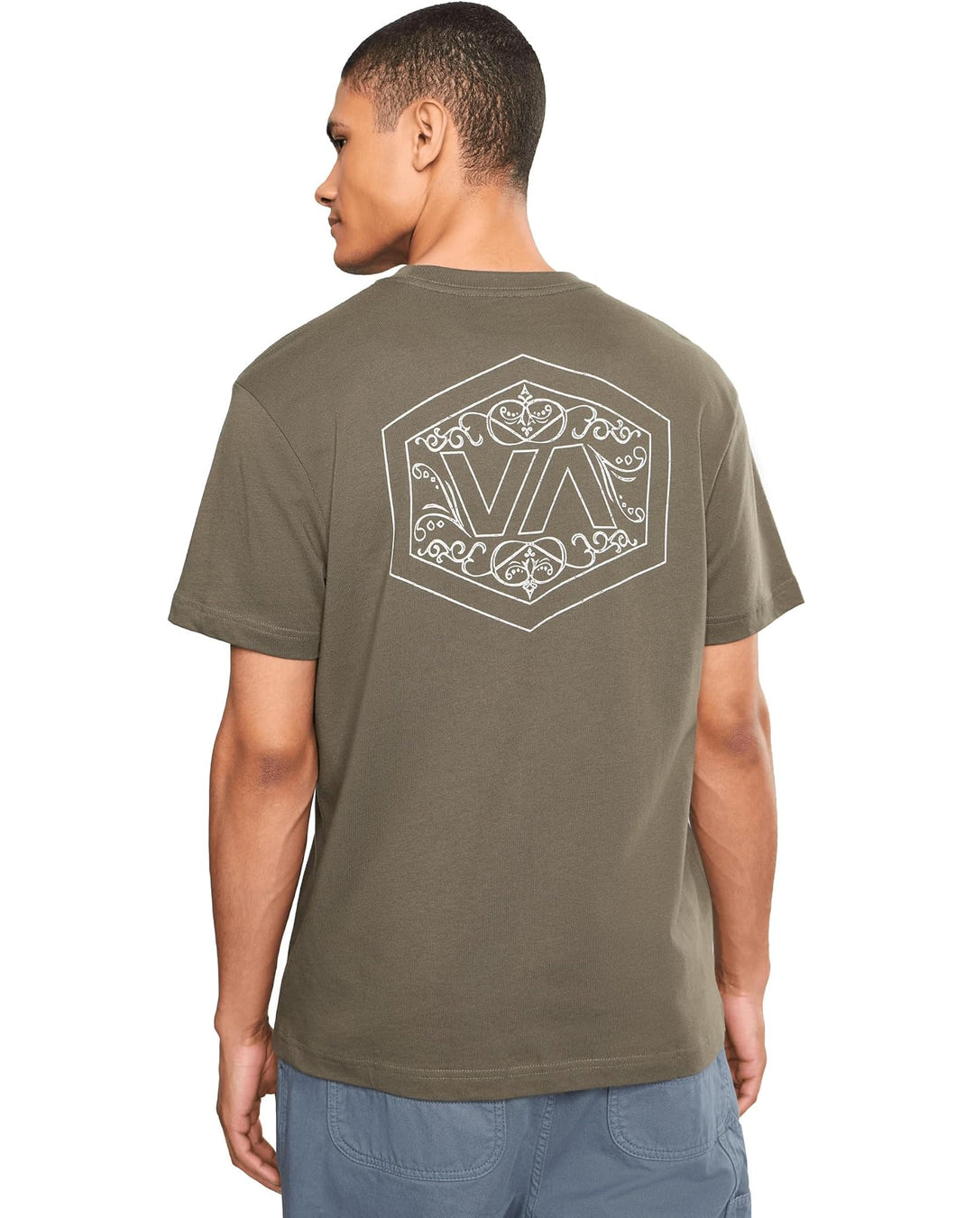 RVCA HEX FILIGRE TEE - FATIGUE (FAT)