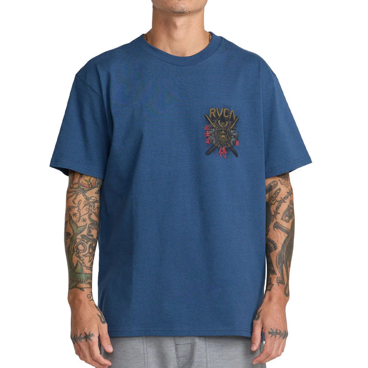 RVCA BUSHIDO TEE - DARK DENIM (DDN)