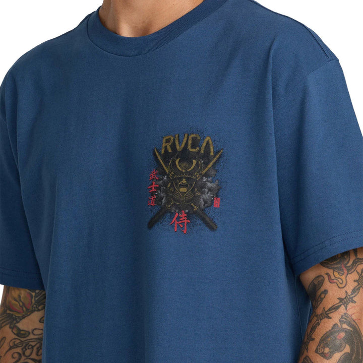 RVCA BUSHIDO TEE - DARK DENIM (DDN)