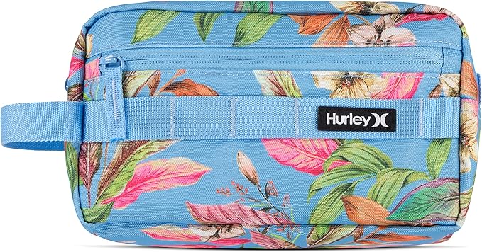 HURLEY NO COMPLY SMALL ITEM TRAVEL BAG - FLORAL