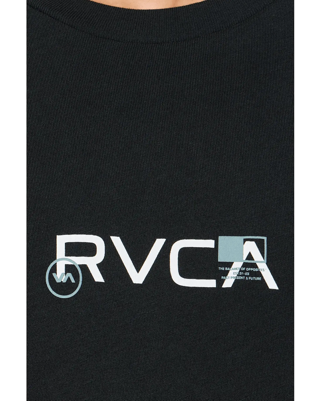 RVCA SMALL RVCA ICONS TEE - BLACK