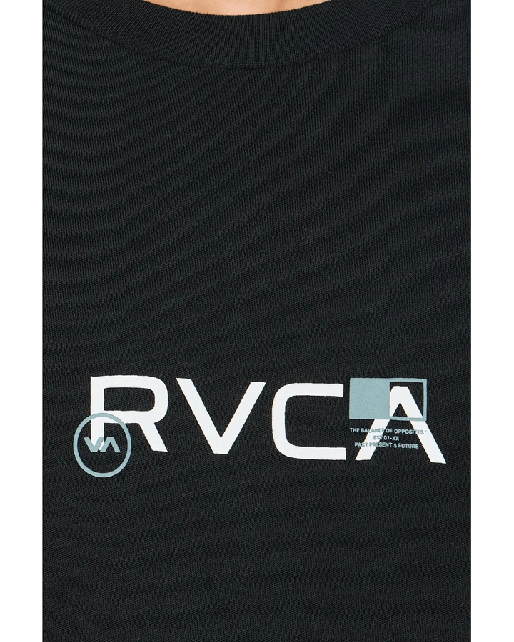 RVCA SMALL RVCA ICONS TEE - BLACK
