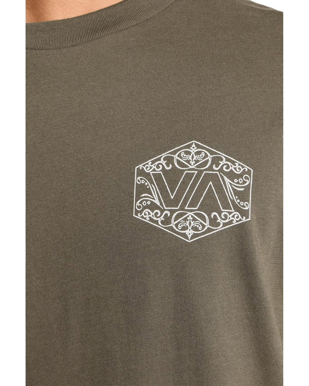 RVCA HEX FILIGRE TEE - FATIGUE (FAT)