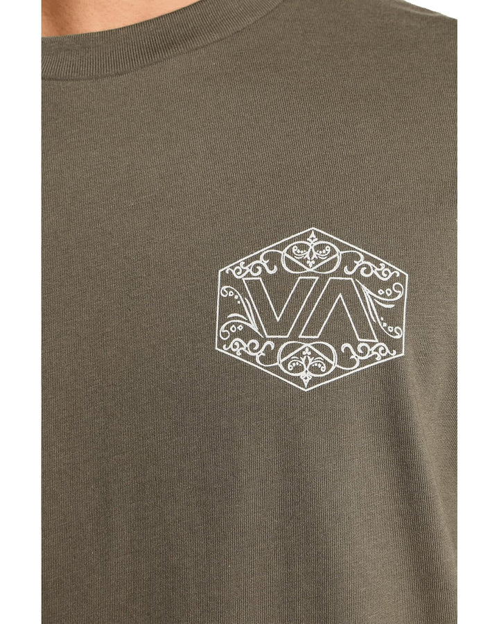 RVCA HEX FILIGRE TEE - FATIGUE (FAT)