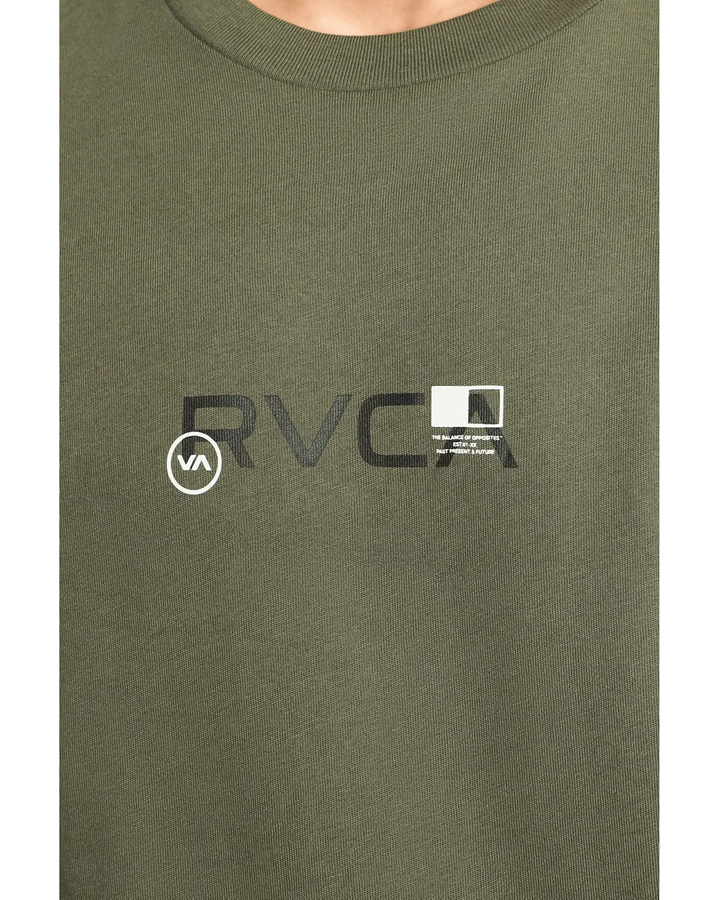 RVCA SMALL RVCA ICONS TEE - FATIGUE (FAT)
