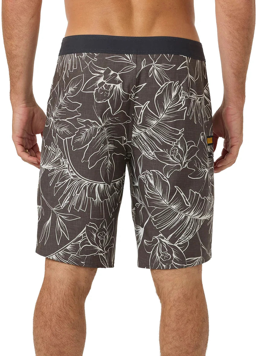 O'NEILL HYPERFREAK HEAT SOLID 20" HAWAII BOARDSHORT -  TURKISH COFFEE (TCO)