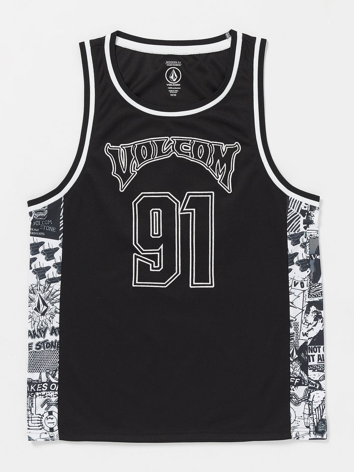 VOLCOM STONE NIGHTMARE TANK - BLACK