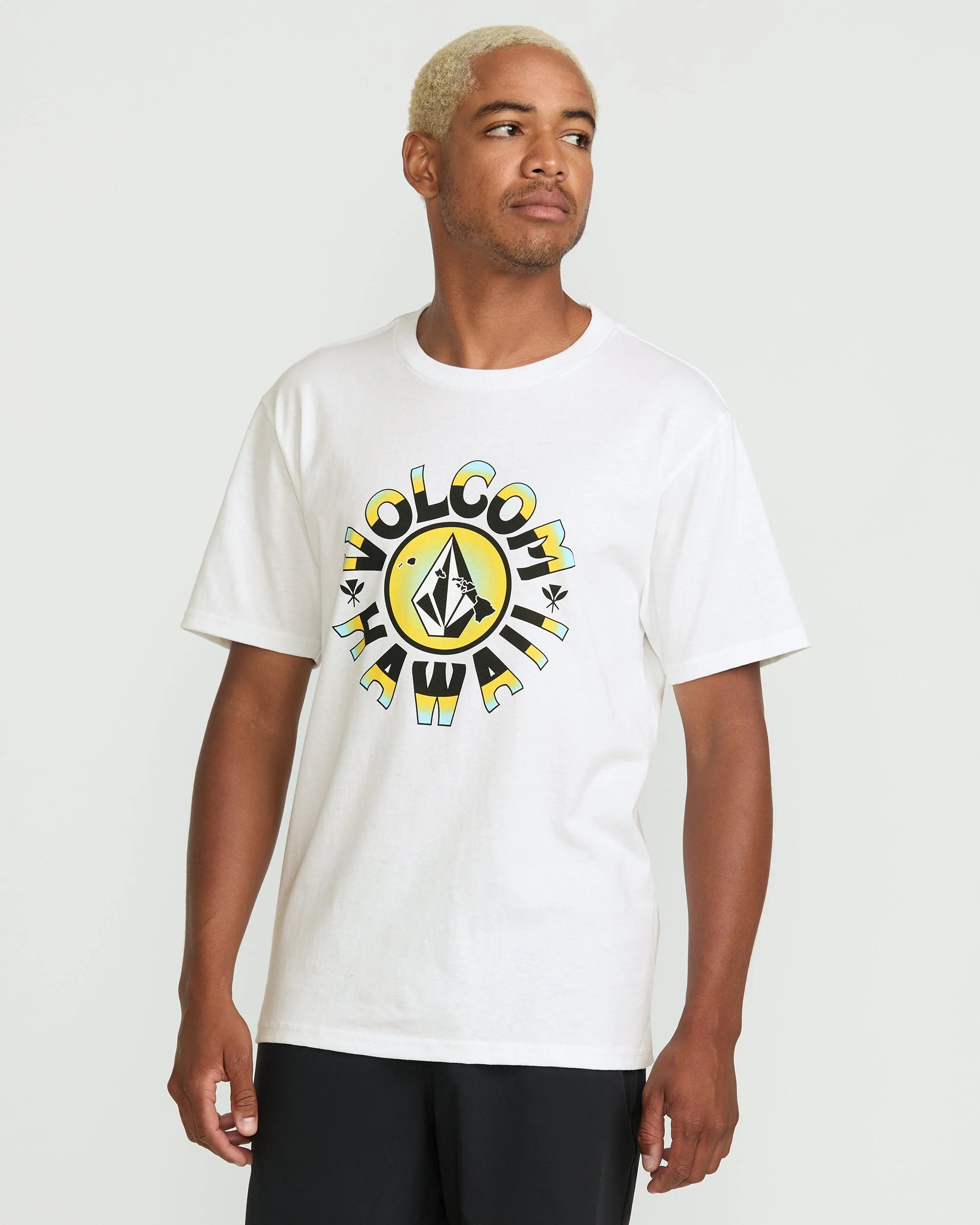 VOLCOM ROTATION TEE - WHITE – Hawaiian Island Creations