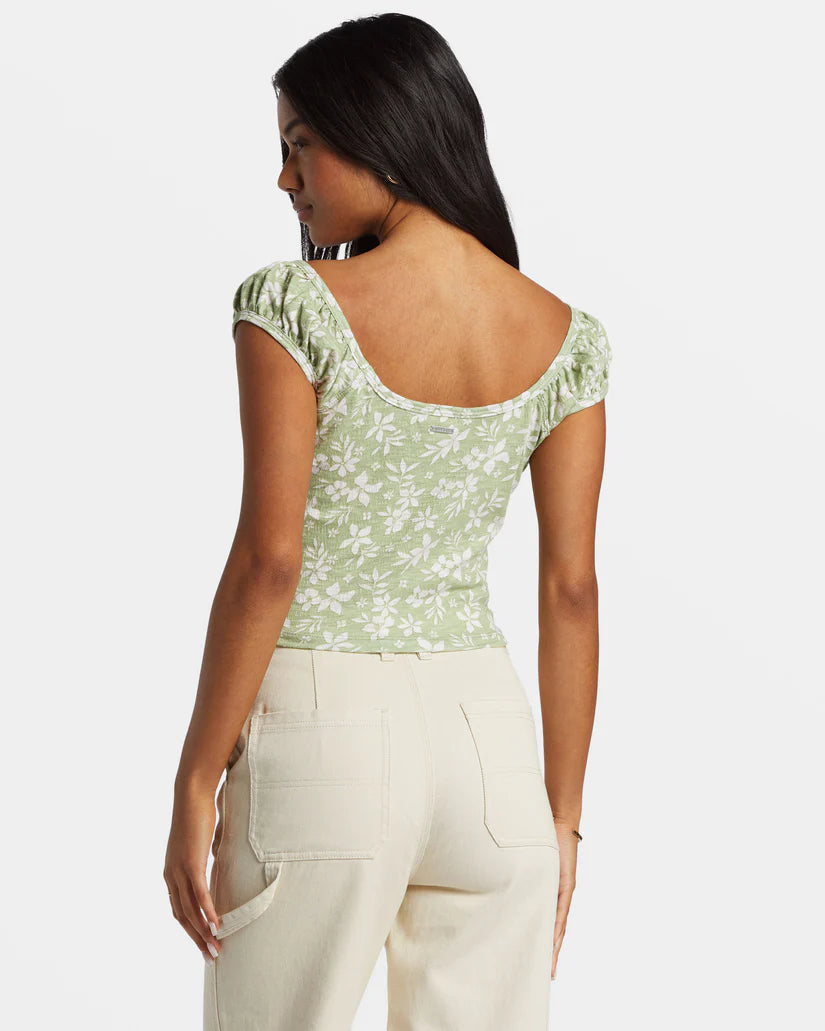 BILLABONG ELLA TOP - AVOCADO GREEN