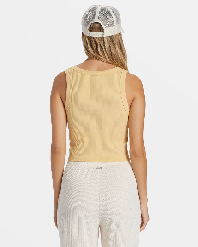 BILLABONG RERUN TANK - PALE YELLOW