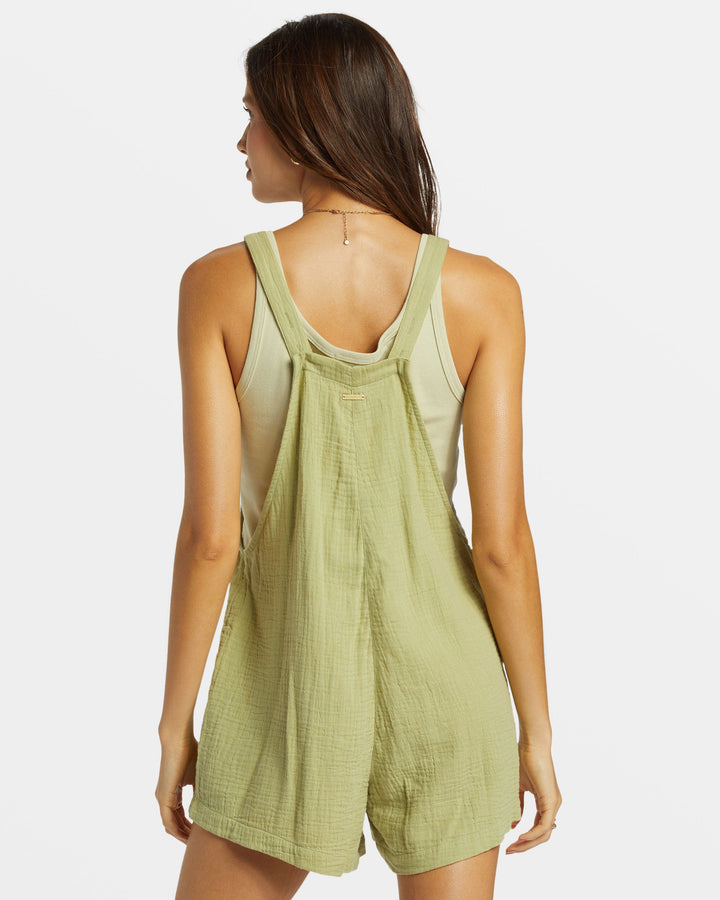 BILLABONG BEACH CRUSH OVERALL - AVOCADO GREEN