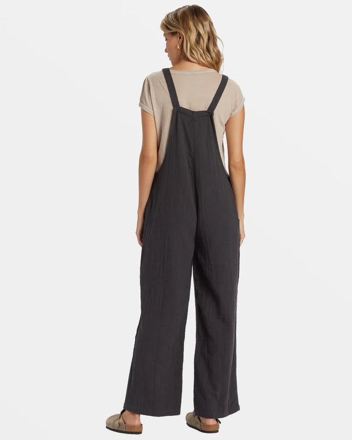 BILLABONG PACIFIC TIME JUMPSUIT - BLACK SAND