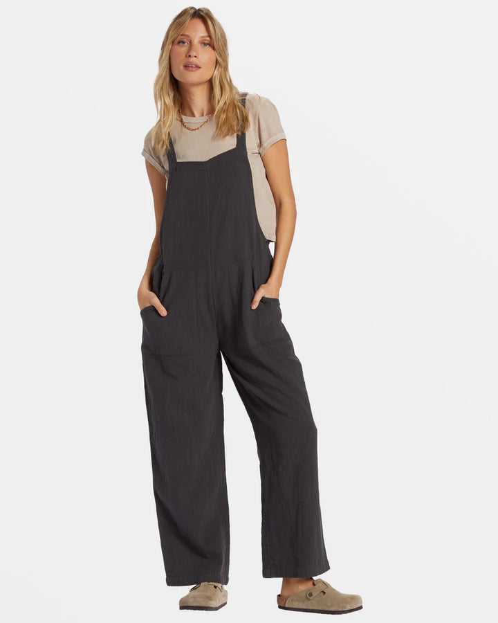 BILLABONG PACIFIC TIME JUMPSUIT - BLACK SAND