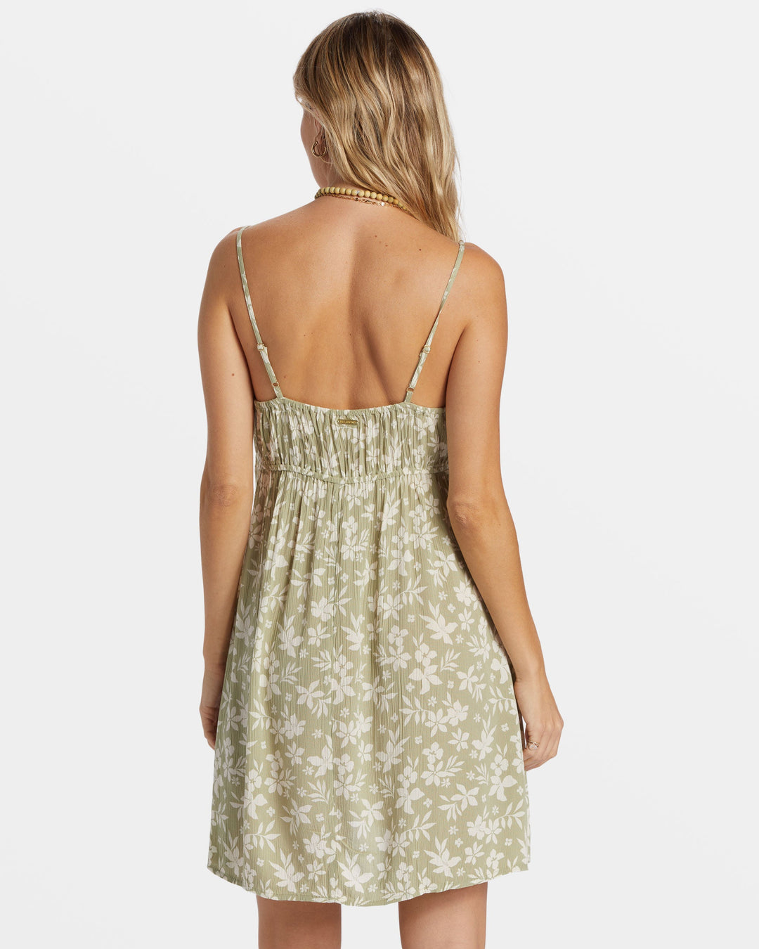 BILLABONG LAST SUNSET MINI DRESS - AVOCADO GREEN