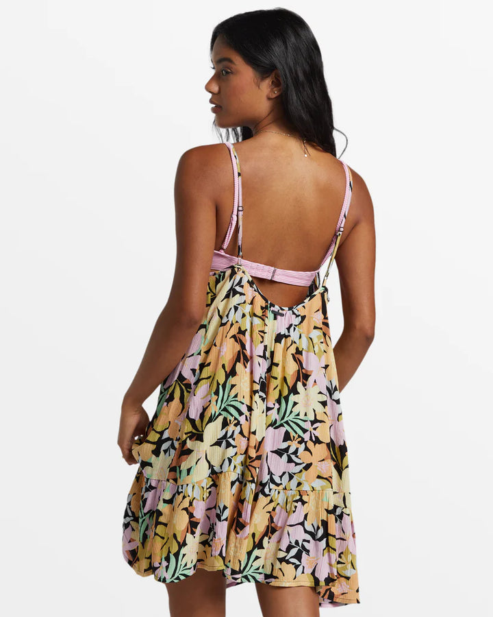 BILLABONG BEACH VIBES DRESS- MULTI