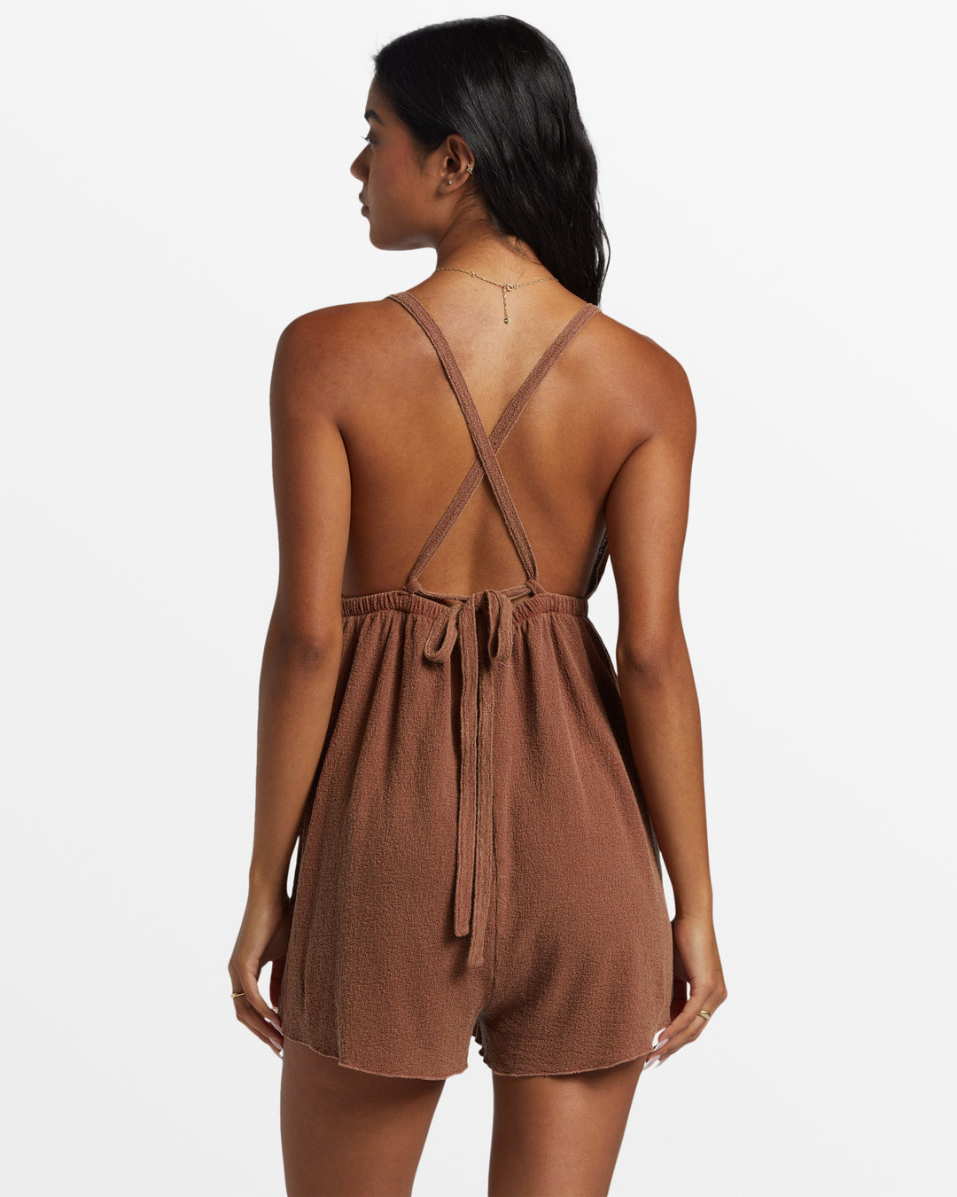 BILLABONG ON VACAY ROMPER - TOASTED COCONUT