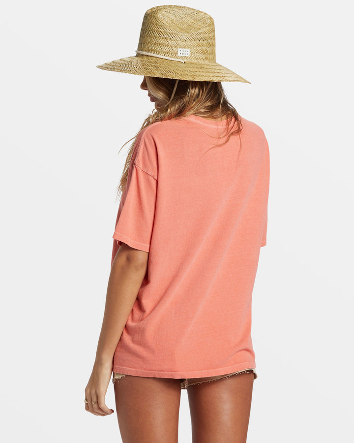 BILLABONG IT'S THE SEASON WOMENS TEE - PAPAYA