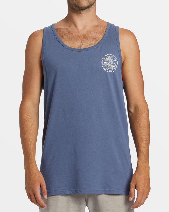 BILLABONG ROTOR TANK TOP - SLATE BLUE