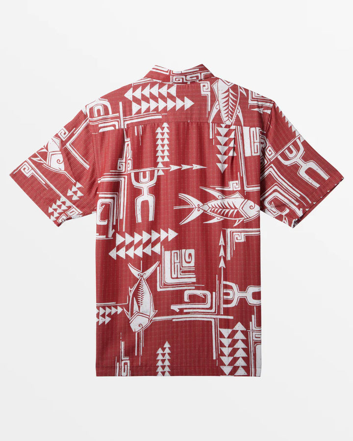 QUIKSILVER WATERMAN MOLOKAI WOVEN - RED