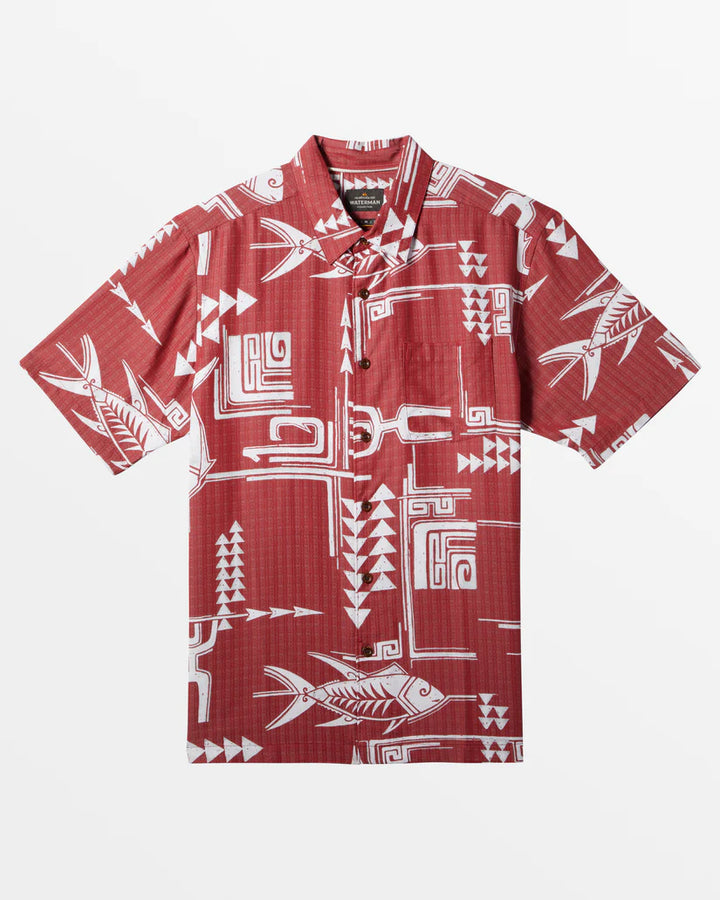 QUIKSILVER WATERMAN MOLOKAI WOVEN - RED