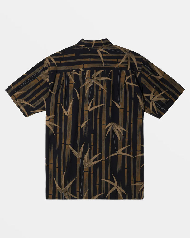 QUIKSILVER WATERMAN BAMBOO COVE WOVEN - BLACK