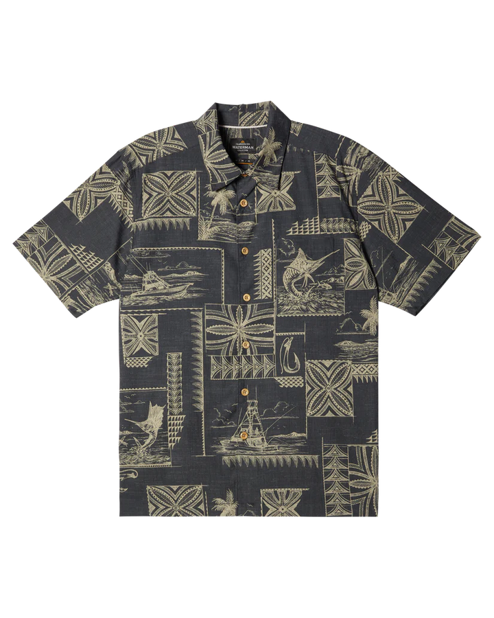 QUIKSILVER WATERMAN BILL FISH WOVEN - BLACK