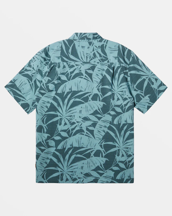 QUIKSILVER NATURE MADE WOVEN - TEAL BLUE