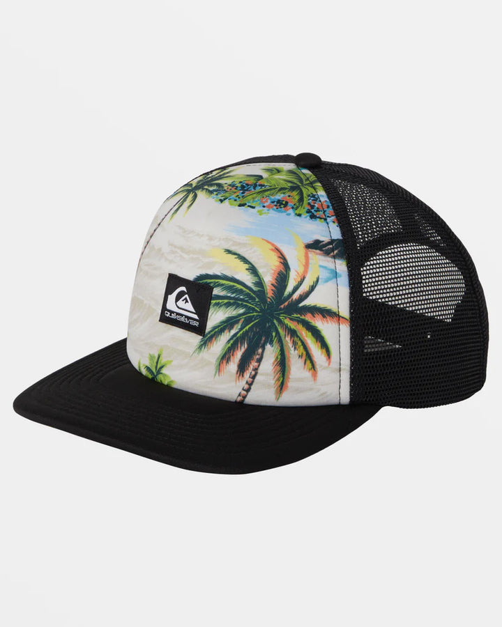 QUIKSILVER EMU COOP TRUCKER HAT - BLUE